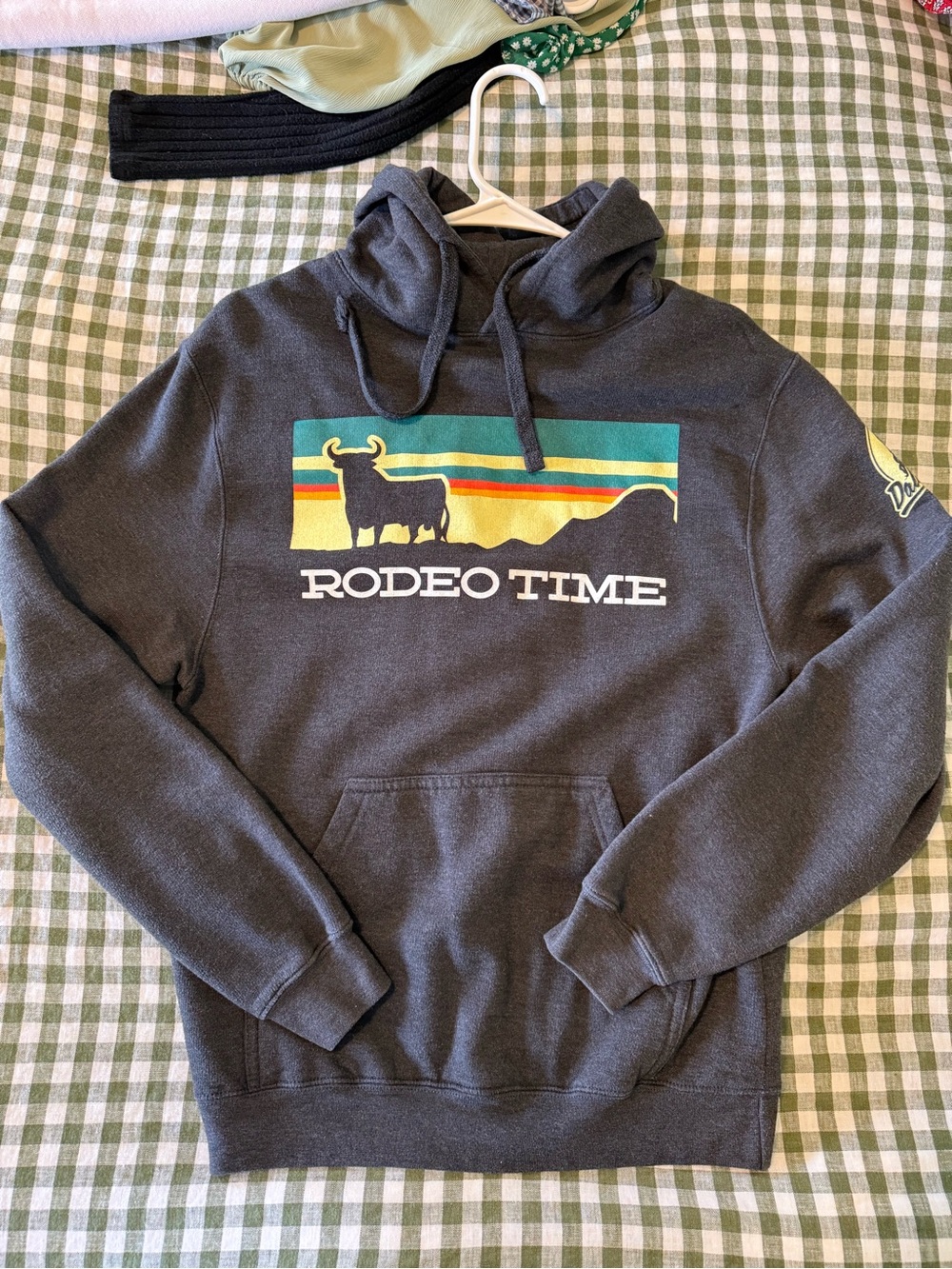 Rodeo Time Charcoal Pullover Hoodie